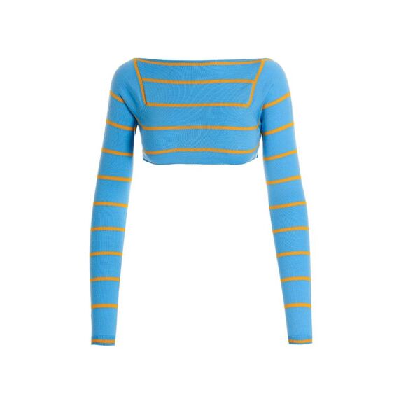 Emilio Pucci Women's Cut-Out Cropped Sweater